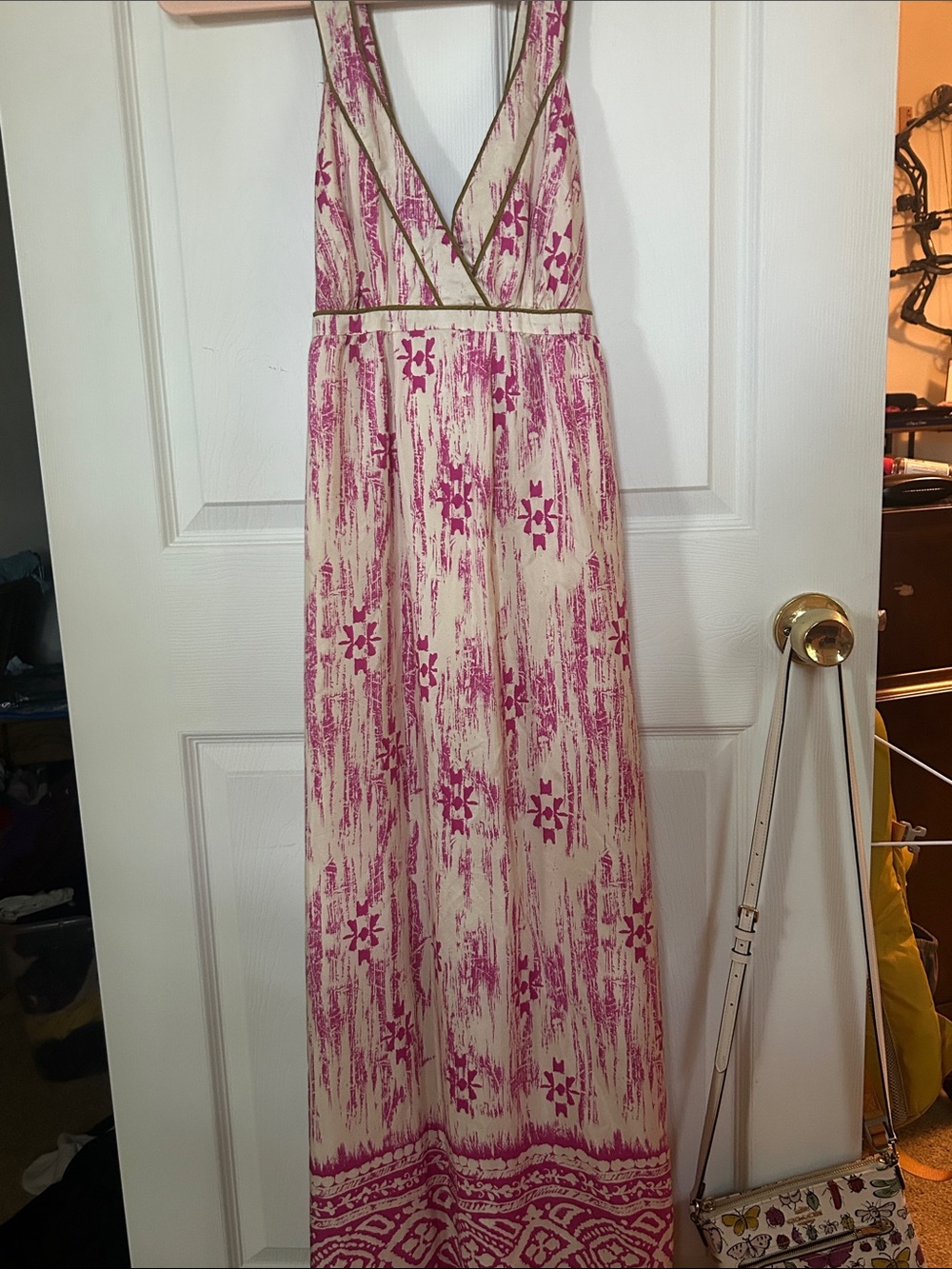 Ann Taylor Loft 100% silk maxi dress